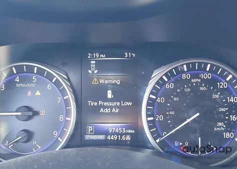 2016 Infiniti Q50 3.0T Red Sport 400 from USA, damaged, VIN JN1FV7AR2GM451230